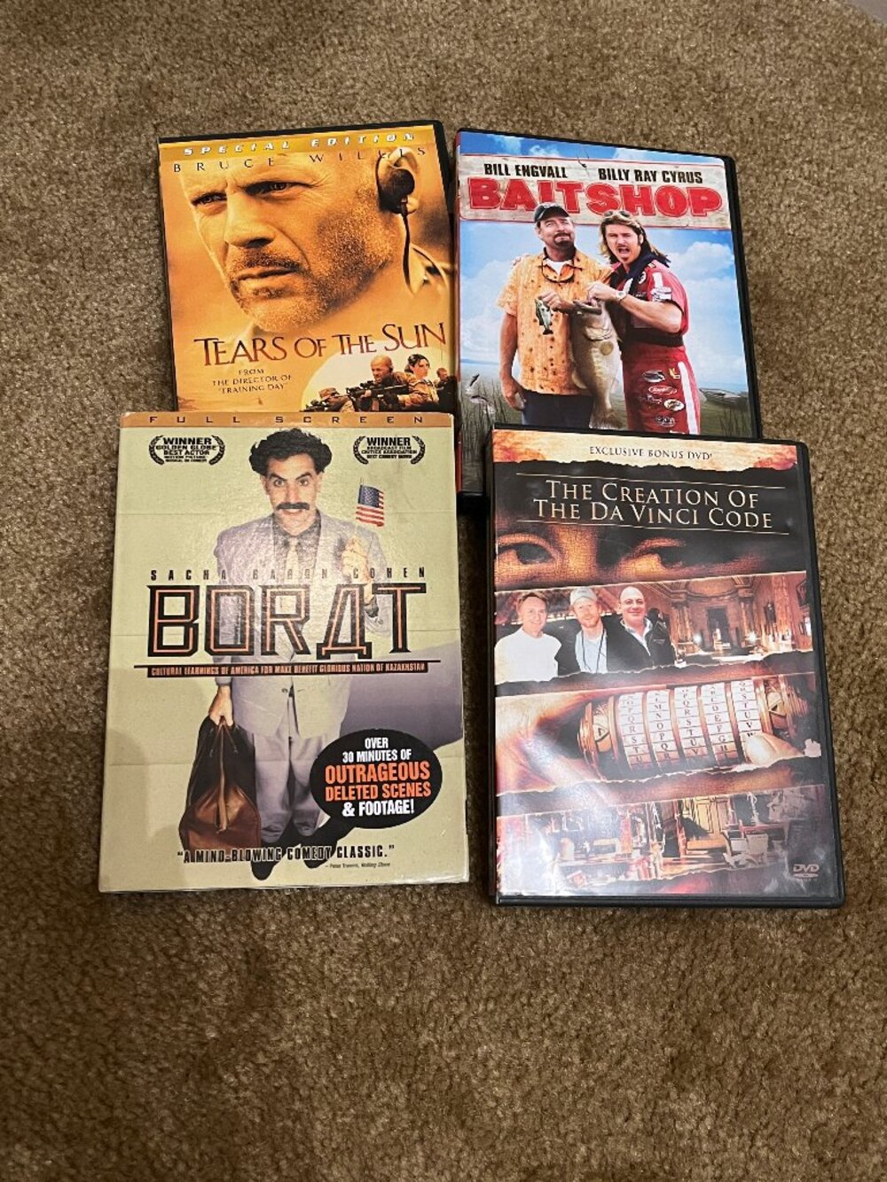 DVD Lot #3, 4 DVD's